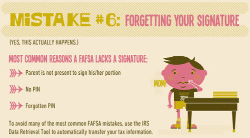 Mistake 6: Forgetting to sign
